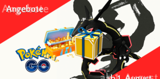 Angebote im Pokémon GO Shop ab 1. August