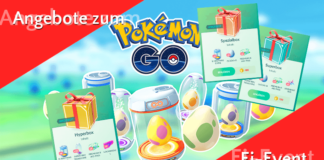 Angebote im Pokémon GO Shop zum Ei-Marathon