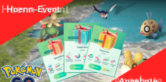 Angebote im Shop zum Hoenn-Event