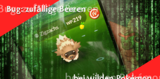 Bug in Version 0.111.2 lässt wilde Pokémon Beeren haben
