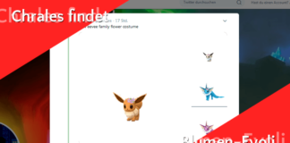 Chrales findet Blumen-Evoli und seine Entwicklungen