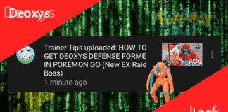 Deoxys Verteidigungsform Leak
