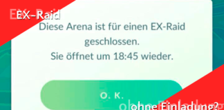 Die EX-Raids ohne Einladung