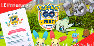 Erinnerung: Am 14. und 15. Juli ist Pokémon Go Fest