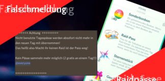 Falschmeldung: gelöschte Raidpässe!