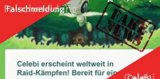 Falschmeldung zu Celebi