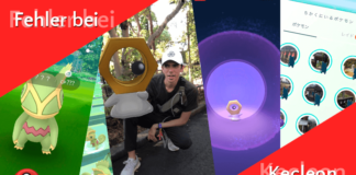 Fehler bei der Veröffentlichung von Kecleon