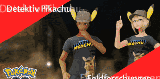 Feldforschungen im Meisterdetektiv Pikachu Event