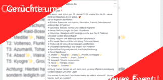 Gerüchte um neues Migrations-Event!