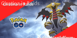 Giratina kommt in seiner Wandelform zurück in Raids