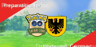 Last preparations for the Dortmund Safari Zone Event