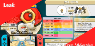 Leak – Statuswerte für Meltan und Melmetal