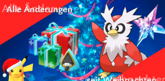 Liste der Änderungen seit Weihnachten