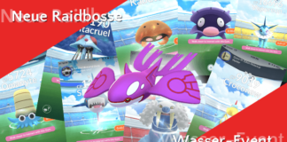 Liste neuer Raidbosse im Wasser-Event 2018