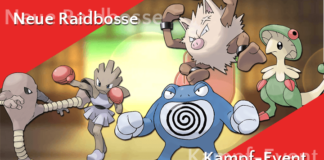 Liste neuer Raidbosse zum Kampf-Event