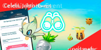 Neue Quests, silberne Sananabeere, Johto-Event, neue Shinys und Celebi