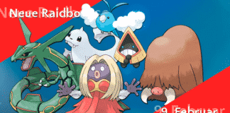 Neue Raidbosse in Pokémon GO – Stand Februar 2018