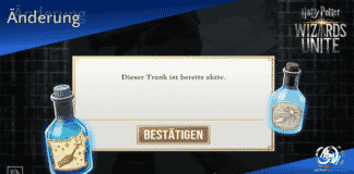 Neues Feature bei den Zaubertränken?