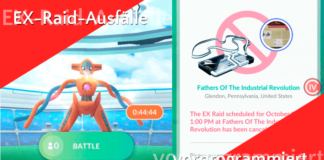 Niantics Update lässt EX-Raids ausfallen