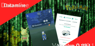 Pokémon GO Version 0.119.1 Datamine