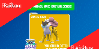 Raikou-Raidtag angekündigt!