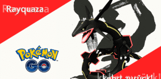 Shiny Rayquaza in Raids