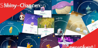 Shinys nun deutlich seltener!