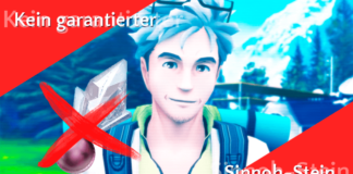 Sinnoh-Stein nicht mehr garantiert!