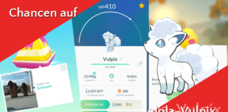 So hoch ist die Wahrscheinlichkeit auf Alola-Vulpix
