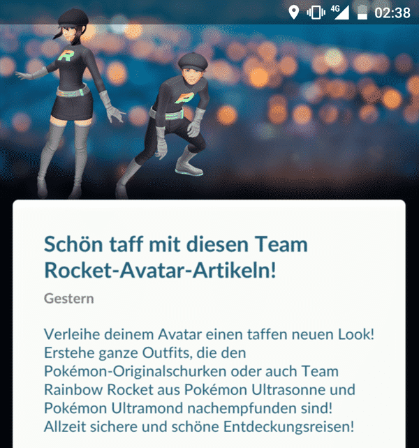 Team Rocket Outfits in Pokémon GO 2