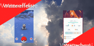 …und nun die Wettervorhersage für Pokémon GO
