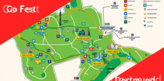 Vollständige GO Fest Dortmund Karte + Hinweise für Spieler in der Stadt