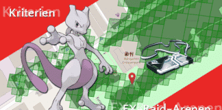 Weitere Kriterien für EX-Raid-Arenen