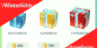 Winterliche Angebote im Pokémon GO Shop
