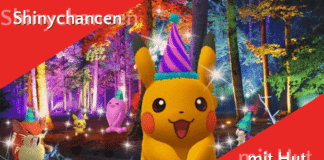 Chancen auf Shinys mit Partyhut stehen schlecht!