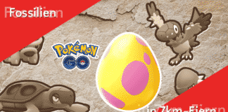 Fossil-Pokémon in 7km-Eiern