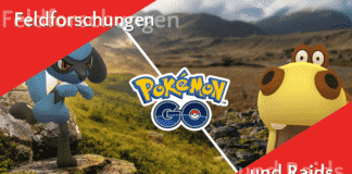 Feldforschungen und Raids im Sinnoh-Event