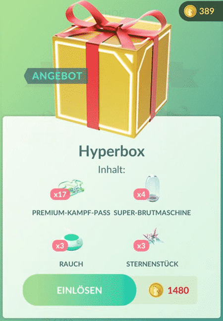 Angebote im Pok&eacute;mon GO Shop ab 6. M&auml;rz 2
