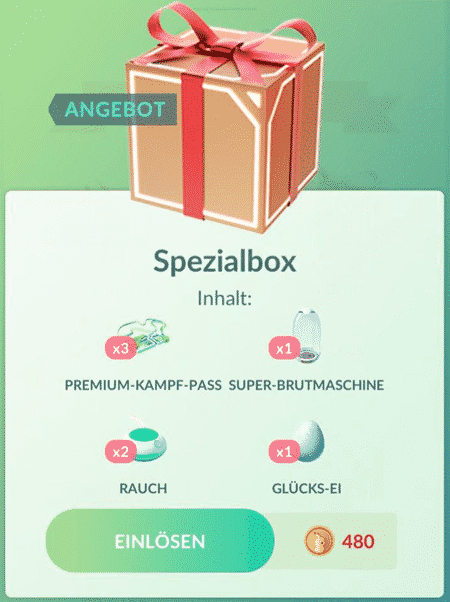 Angebote im Pok&eacute;mon GO Shop ab 6. M&auml;rz 1