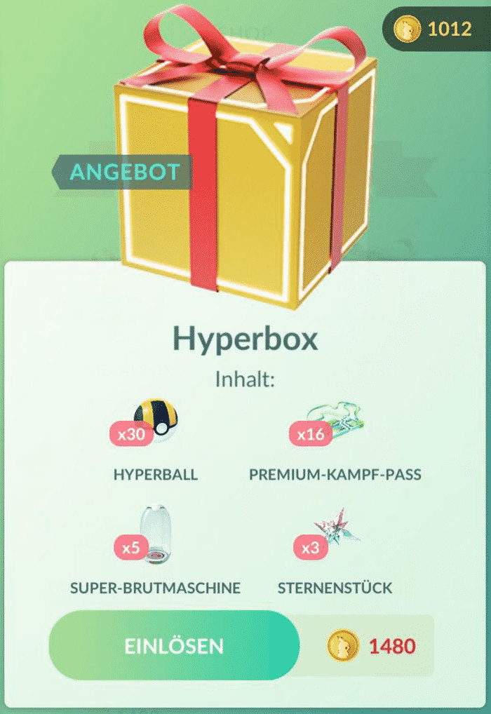 Angebote im Pok&eacute;mon GO Shop ab 20. M&auml;rz 2