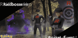 Raidbosse im Team GO Rocket Event März