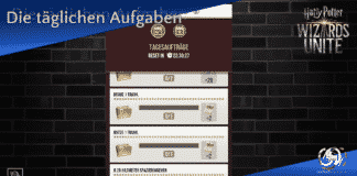 Das sind die neuen täglichen Aufgaben Neue tägliche Aufgaben in Harry Potter: Wizards Unite