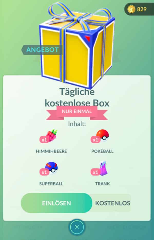 Tägliche Pokémon und kostenlose Boxen im Test 4