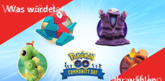 1. Probewahl zum Community Day eindeutig Community Day