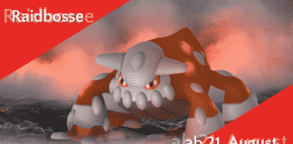 Liste der Raidbosse ab 21. August – Heatran Raidbosse