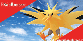Raidbosse ab 29. September – Zapdos und Mega-Hundemon Raidbosse