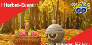 Neues Herbst-Event in Pokémon GO ab 9. Oktober Herbst-Event