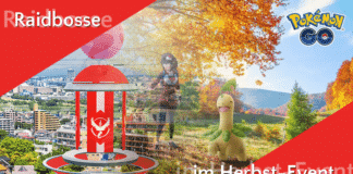 Liste der Raidbosse im Herbst-Event ab 9. Oktober Raidbosse