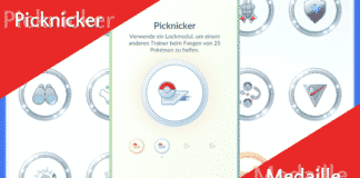 Picknicker Medaille erklärt Picknicker