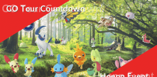 Countdown zur Pokémon GO Tour – Hoenn-Event Hoenn